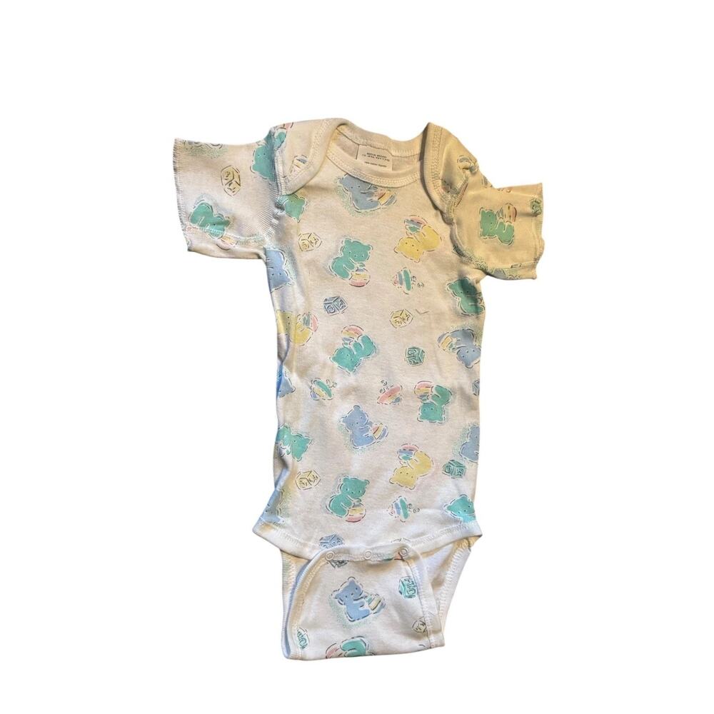 Vintage‎ 1970 Curity Infant Baby Creeper Crawler Snapsuit One Piece Outfit Doll